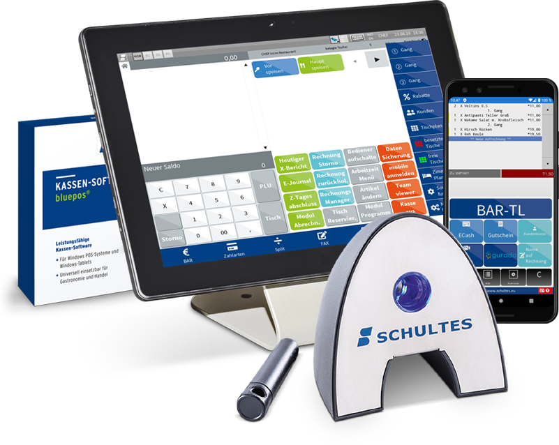 bluepos Kassensoftware von Schultes